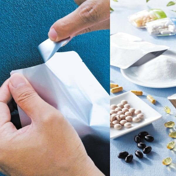 画像1: ボイル(95℃)対応 アルミ 三方袋 AL-NY1013 (100×130mm) カウパック 1ケース3,000枚入り (1)