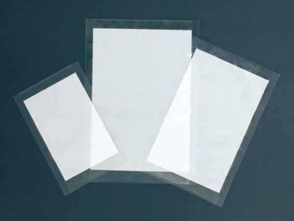 画像1: 印字機適正 片面白印刷 三方袋 NIJ-1420 (140×200mm) カウパック 1ケース3,600枚入り (1)