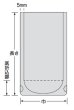 画像3: ナイロンポリ Dタイプ No.5 (130×240+37mm) 福助工業 1ケース1,400枚入り (3)