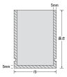 画像2: ナイロンポリ Fタイプ No.7 (110×350mm) 福助工業 1ケース3,000枚入り (2)