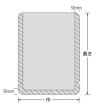 画像2: レトルトパウチ Nタイプ(無地) 15-22 (150×220mm) 福助工業 1ケース1,600枚入り (2)