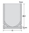 画像2: ナイロンポリ VT-Uタイプ 14-28 (140×280mm) 福助工業 1ケース2,000枚入り (2)