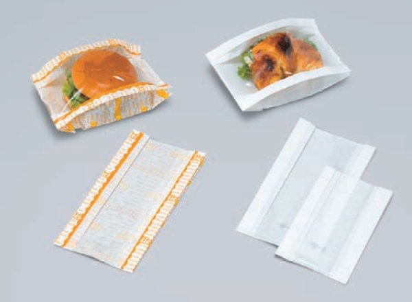 画像1: デリカパック No.16 晒無地 (160(110+50)×210mm) 福助工業 1ケース3,000枚入り (1)