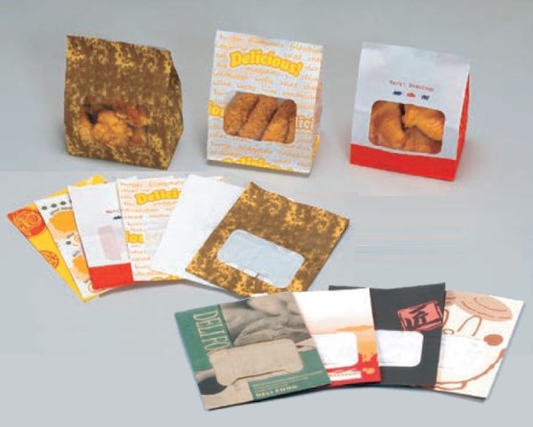 画像1: ルックバッグ No.4S たくみ (130×165×80mm) 福助工業 1ケース2,000枚入り (1)