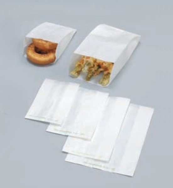 画像1: ニュー耐油袋 G-特小 (ガゼットタイプ) (160(100+60)×180mm) 福助工業 1ケース4,000枚入り (1)