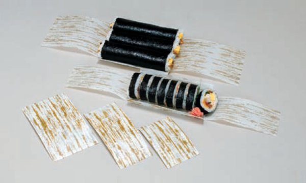 画像1: 紙折 No.357 竹柄 (105×210mm) 福助工業 1ケース1,200枚入り (1)