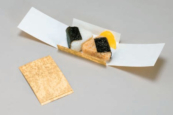 画像1: 紙竹皮 No.2 (90×145mm) 福助工業 1ケース2,000枚入り (1)