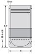画像2: スタンドチャック袋クラフトタイプ(窓付き) No.12-21 (120×210(175)×34mm) 福助工業 1ケース1,500枚入り (2)