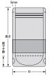 画像2: スタンドチャック袋クラフトタイプ(窓付き) No.12-21 (120×210(175)×34mm) 福助工業 1ケース1,500枚入り (2)