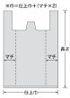 画像2: 業務用ポリ袋 レジ袋式ゴミ袋 20L用 半透明 厚み0.018mm (400(250)×600mm) 福助工業 1ケース1,000枚入り (2)