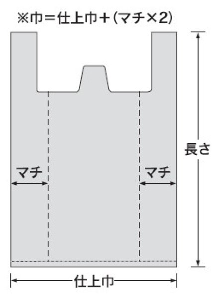 業務用ポリ袋 レジ袋式ゴミ袋 30L用 半透明 厚み0.018mm (500(350)×700mm) 福助工業 1ケース800枚入り