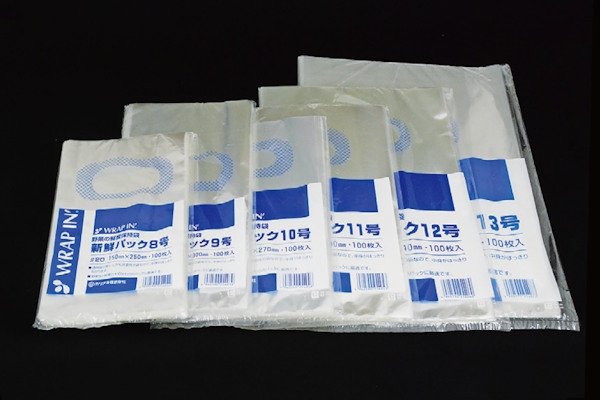 画像2: ラップイン 新鮮パック(OPPボードン袋) プラマークなし 20μタイプ 7号 (115×450mm) ホリアキ 1ケース5,000枚入り ※個人宅配送不可 (2)