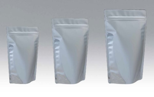 画像2: チャック付き アルミ蒸着スタンドパック JP-2230 ZS (220×305+55mm) 明和産商 1ケース500枚入り (2)