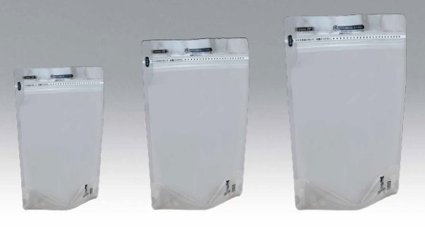 画像2: バリアー性 カンガルーチャック付き スタンドパック KTJ-1826 ZS (180×265+46mm) 明和産商 1ケース800枚入り (2)