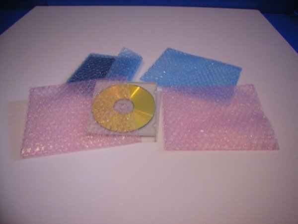 画像1: エアー緩衝材(プチプチ) キャプロン 袋タイプ(粒外) #101TN CD用 (160×200mm) 100枚セット (1)