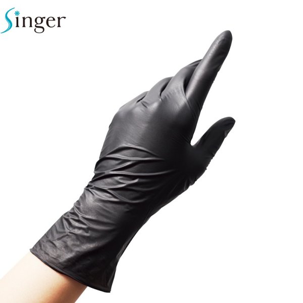 画像3: シンガー ニトリルSRB (粉なし・ブラック) 宇都宮製作 1ケース3,000枚 (100枚×30箱)入り ※個人宅配送不可 (3)