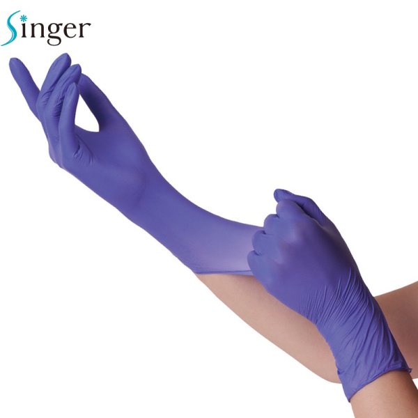 画像3: シンガー ニトリルSAT (粉なし・ブルー) 宇都宮製作 1ケース3,000枚 (250枚×12箱)入り ※個人宅配送不可 (3)