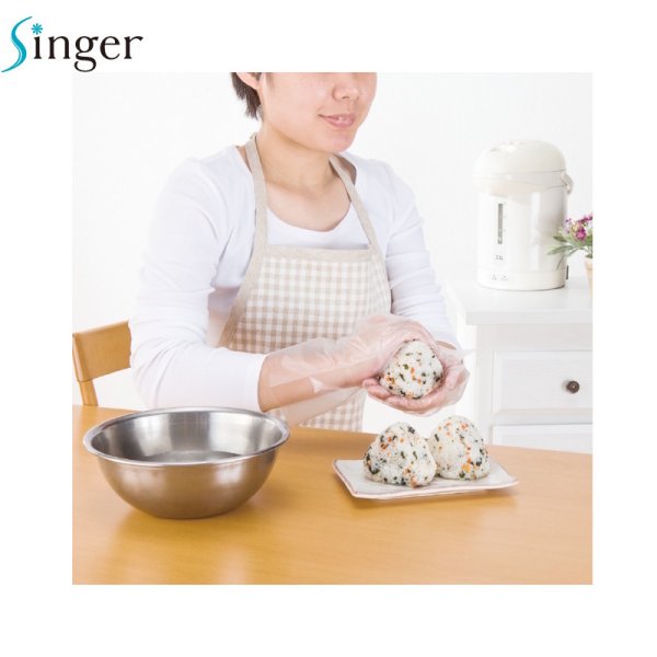 画像4: シンガー ポリエチ指絞り (クリア) 宇都宮製作 1ケース6,000枚 (200枚×30袋)入り ※個人宅配送不可 (4)