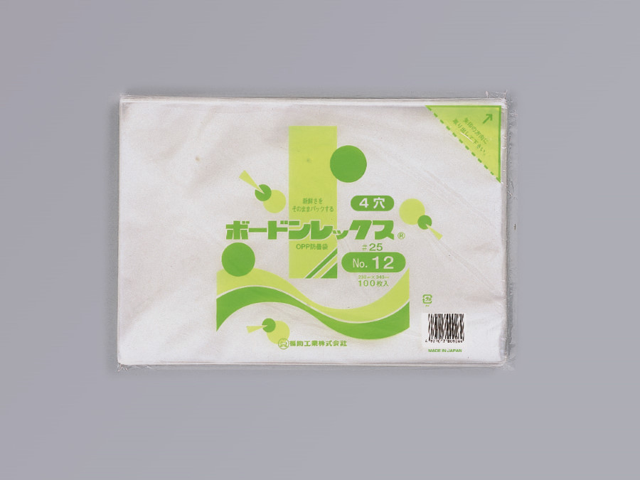 ボードンレックス0.025 No.16 (4穴無地) (90×900mm) 福助工業 1ケース3,000枚入り