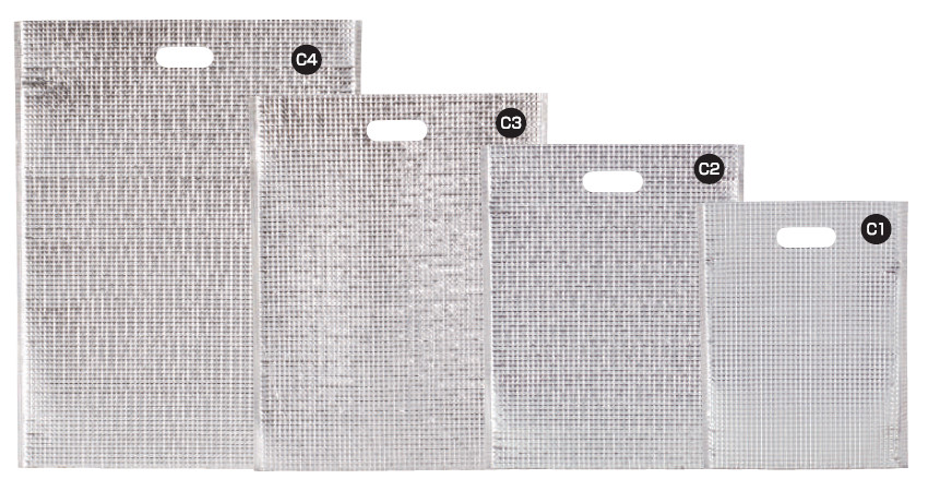 保冷袋 ミナクールパック 平袋 Lサイズ C3 (295×375mm) 酒井化学工業 1ケース100枚入り ※個人宅別途送料