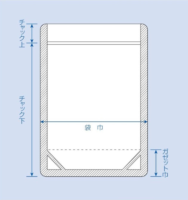 ラミジップ スタンドパックALタイプ 特大サイズ (AL) AL-34L (32+480×340(60)mm) 生産日本社 1ケース300枚入り