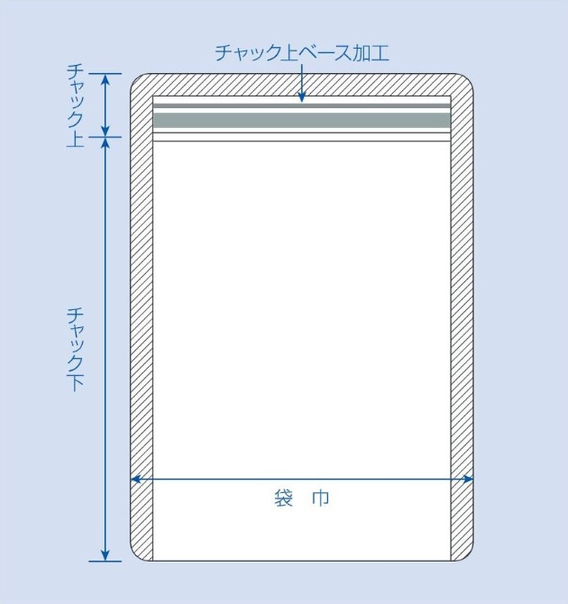 ラミジップ 平袋NYタイプ (LZ) LZ-F (20+170×120mm) 生産日本社 1ケース2,500枚入り