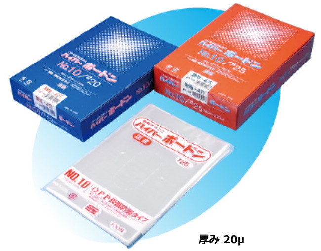 OPPハイパーボードン 規格袋No.1 #20 5号 (115×300mm) 信和株式会社 1ケース12,000枚入り